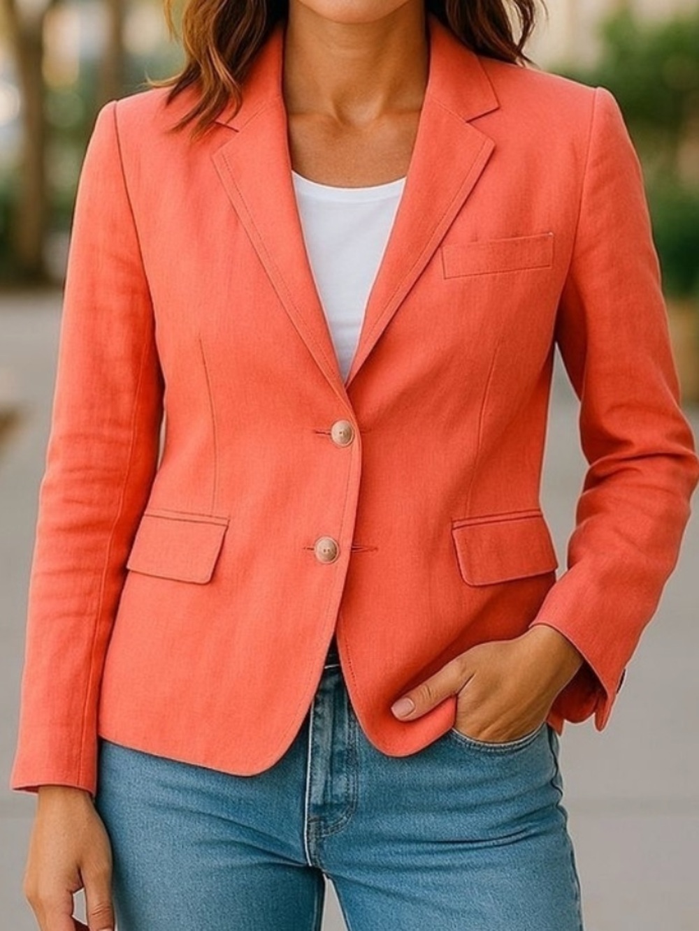 J.Crew Schoolboy blazer Coral 4